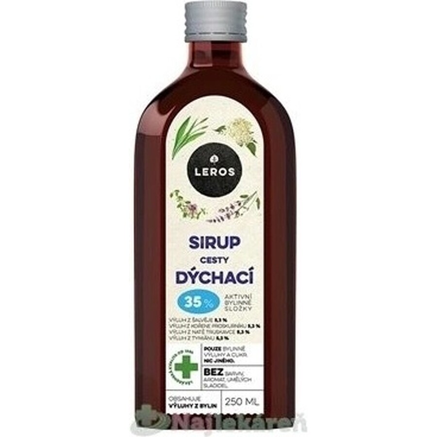 LEROS SIRUP VOYAGES RESPIRATOIRES 1×250 ml, complément alimentaire