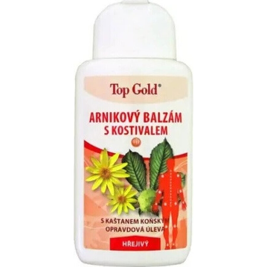 Cumpără TOP GOLD Balsam de arnică cu măduvă osoasă 1×200 ml, balsam TOP GOLD Balsam de arnică cu măduvă osoasă 1×200 ml, balsam