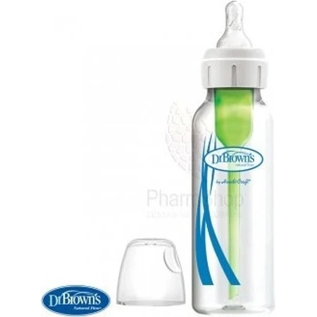 Flasche Dr.Browns GLASS, 250ml 1×1 Stück, Babyflasche 250 ml
