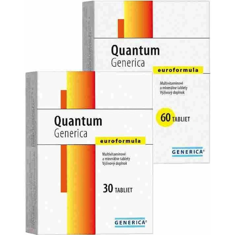 GENERICA Quantum Euroformula 1×60 tbl, complément alimentaire