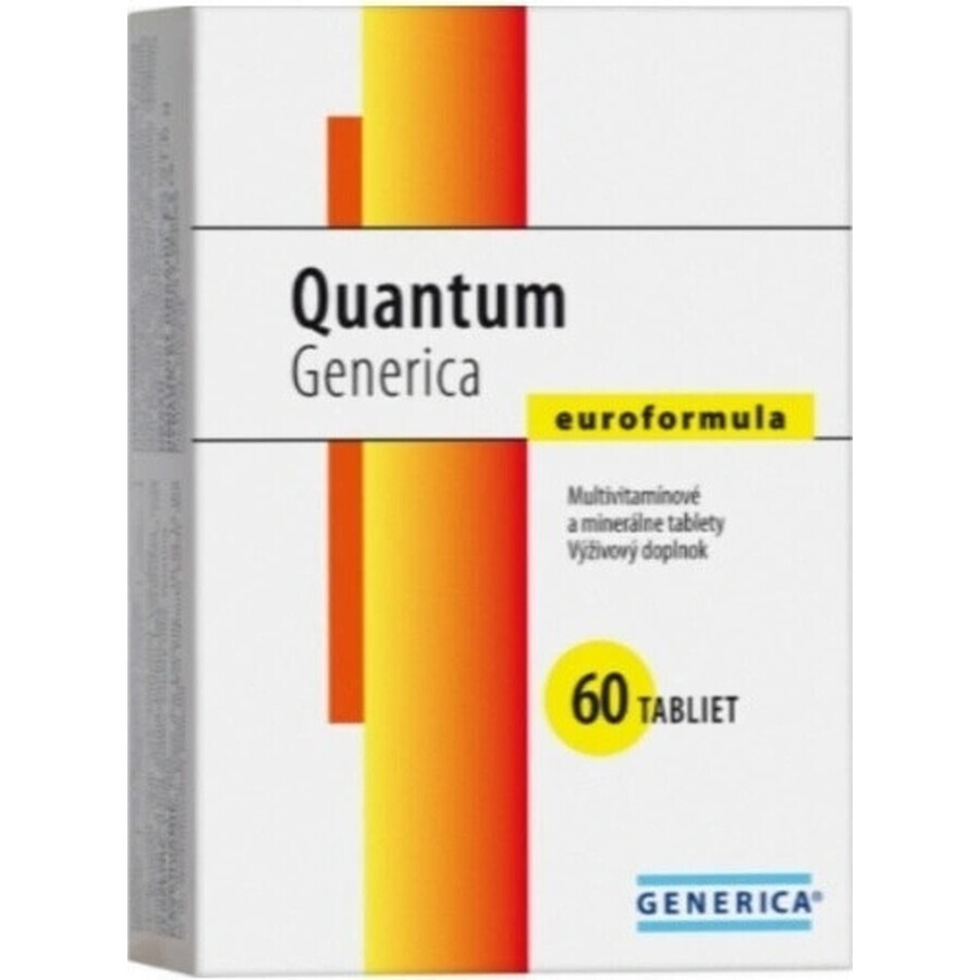 GENERICA Quantum Euroformula 1×60 tbl, complément alimentaire