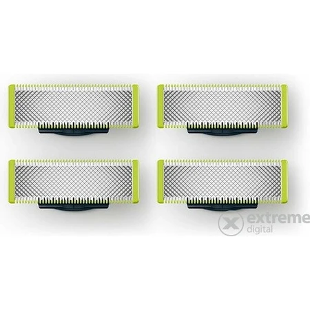 Cuchillas de recambio 4 piezas para Philips OneBlade QP240/50 1×4 piezas, cuchillas de recambio