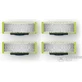 Cuchillas de recambio 4 piezas para Philips OneBlade QP240/50 1×4 piezas, cuchillas de recambio