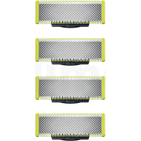 Cuchillas de recambio 4 piezas para Philips OneBlade QP240/50 1×4 piezas, cuchillas de recambio
