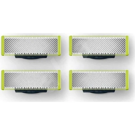 Cuchillas de recambio 4 piezas para Philips OneBlade QP240/50 1×4 piezas, cuchillas de recambio