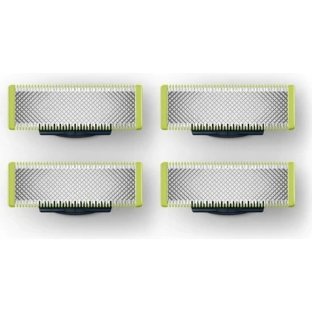 Cuchillas de recambio 4 piezas para Philips OneBlade QP240/50 1×4 piezas, cuchillas de recambio