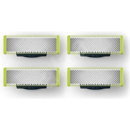 Cuchillas de recambio 4 piezas para Philips OneBlade QP240/50 1×4 piezas, cuchillas de recambio