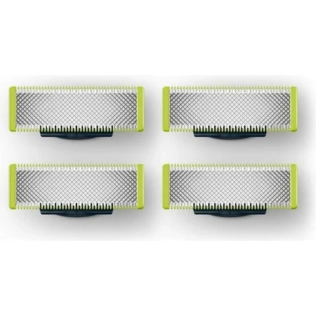 Cuchillas de recambio 4 piezas para Philips OneBlade QP240/50 1×4 piezas, cuchillas de recambio