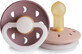 Suzete de cauciuc FRIGG Moon Phase Twilight Mauve Night/ Blush Night, 0-6m, pachet dublu 1&#215;2 buc