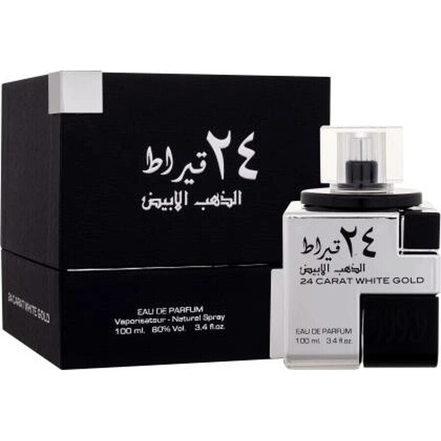 Lattafa 24 Carat Whitegold Whitegold Edp 100ml 1×100 ml, eau de parfum