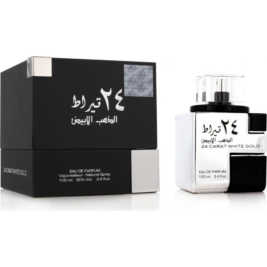 Lattafa 24 Carat Whitegold Whitegold Edp 100ml 1×100 ml, eau de parfum