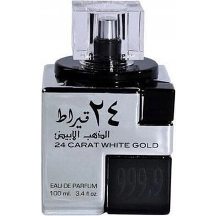Lattafa 24 Carat Whitegold Whitegold Edp 100ml 1×100 ml, eau de parfum