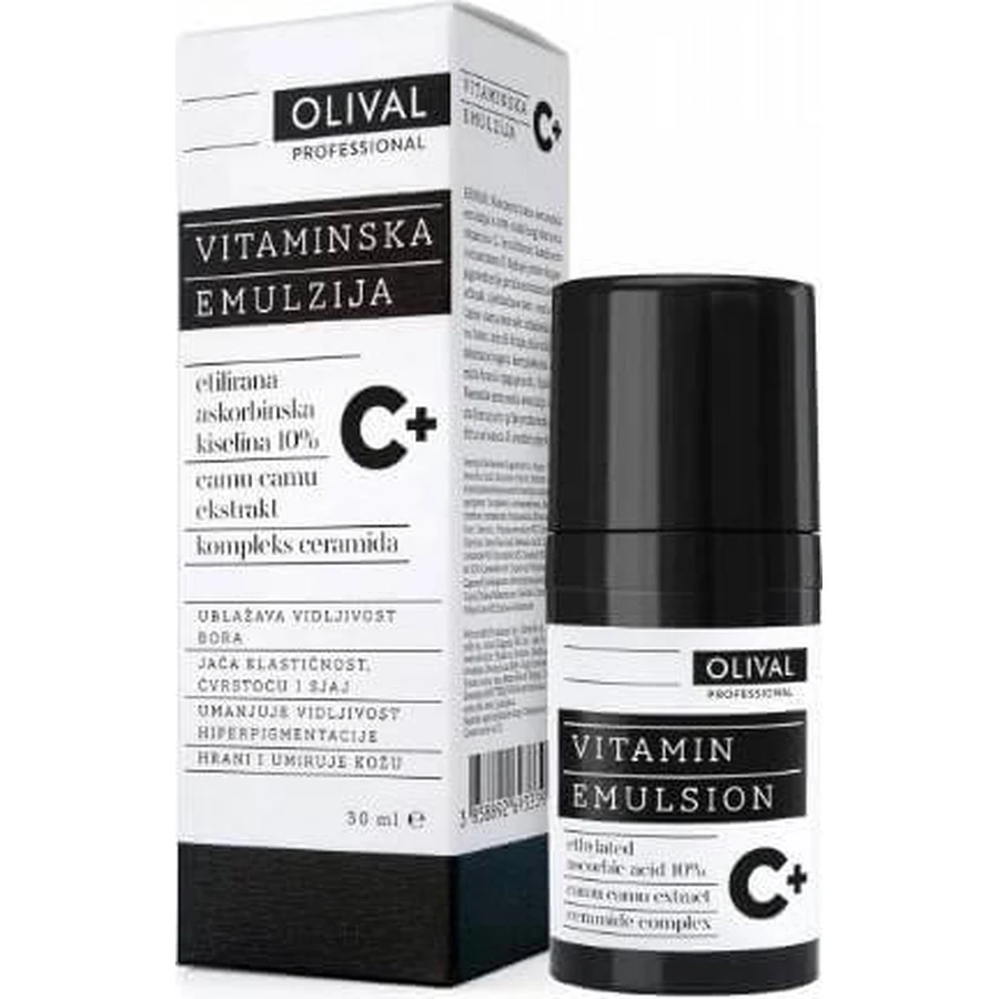 Olival Vitamine C Professionele Emulsie 1×1 pk, emulsie voor gepigmenteerde huidvlekken