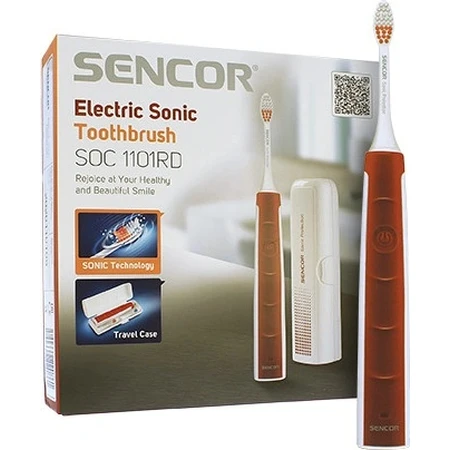 SENCOR SOC 1101RD Tandenborstel 1×1 pc, elektrische tandenborstel