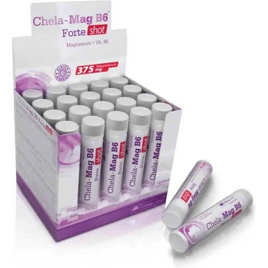 Chela-Mag B6 Forte shot ampoules, cherry flavor 20x25 ml