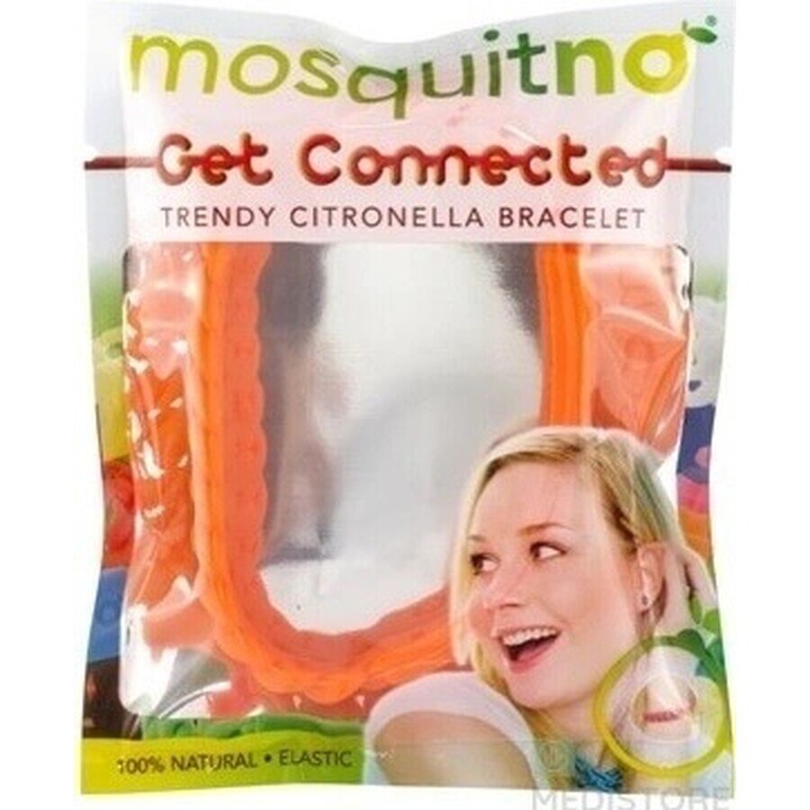 MosquitNo Mosquito Bracelet for adults that releases citronella odor 1×1 pc, mosquito bracelet