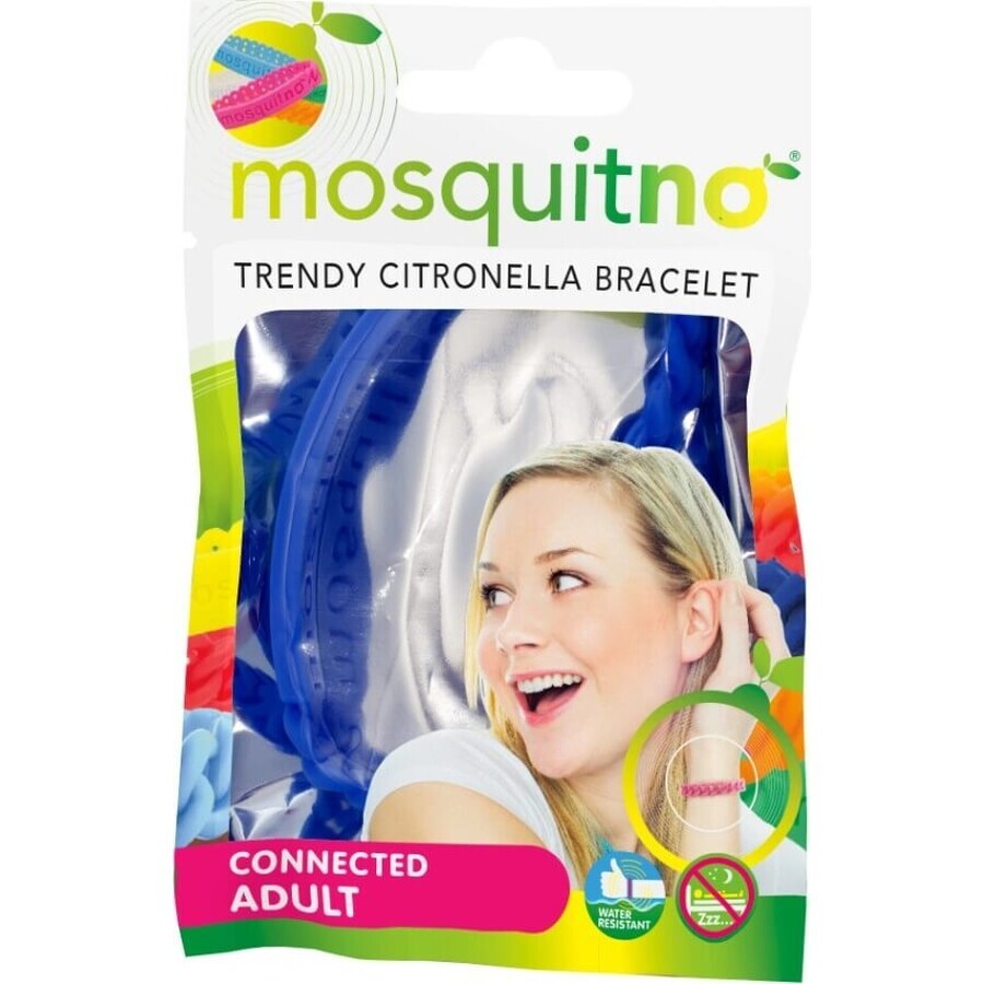 MosquitNo Mosquito Bracelet for adults that releases citronella odor 1×1 pc, mosquito bracelet