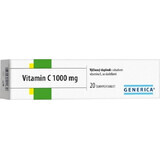 GENERICA Vitamin C 1000 mg 1×20 tbl, Vitamin C
