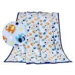 Babydecke ELLA 1003/163 N 100x155cm blauer Elefant 1×1 Stück, Babydecke Babydecke ELLA 1003/163 N 100x155cm blauer Elefant 1×1 Stück, Babydecke
