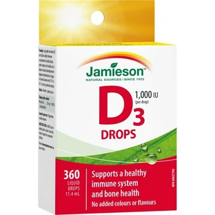 Jamieson Vitamin D3 1000 IU Tropfen 1000IUE 1×11,4ml