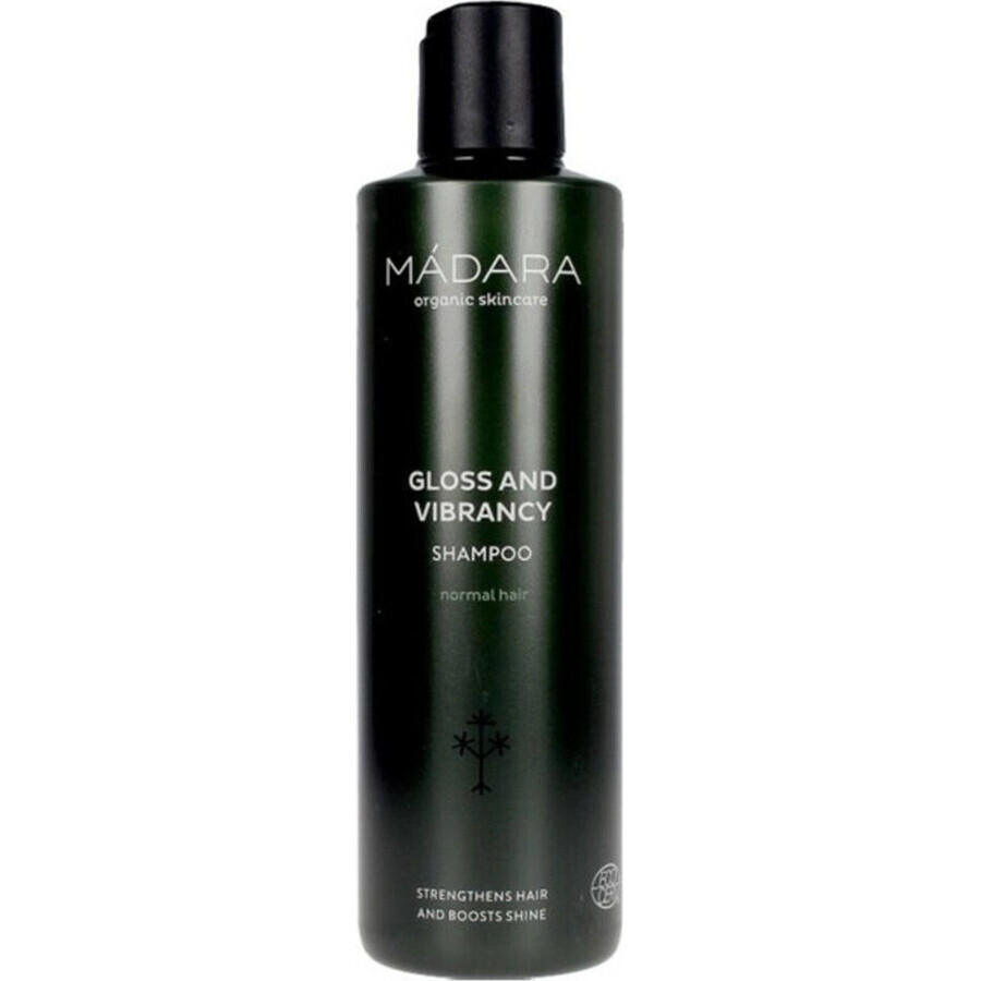 MÁDARA Shampoo for shine and revitalization of normal hair 1×250 ml, Certified natural shampoo