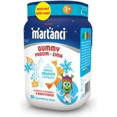 Martian GUMMY GUMMY AUTUMN - WINTER EMOJIS 50 stuks 1×50 stuks, voedingssupplement