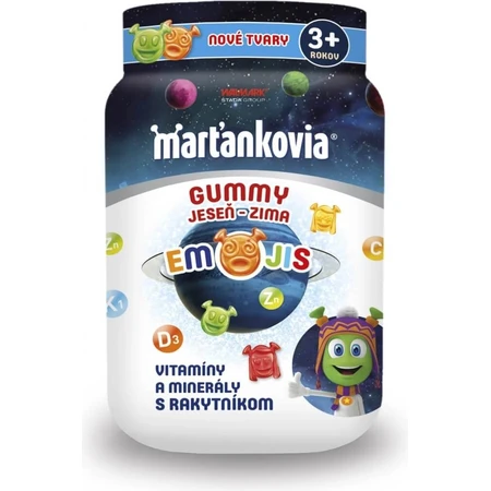 Martian GUMMY GUMMY AUTUMN - WINTER EMOJIS 50 stuks 1×50 stuks, voedingssupplement