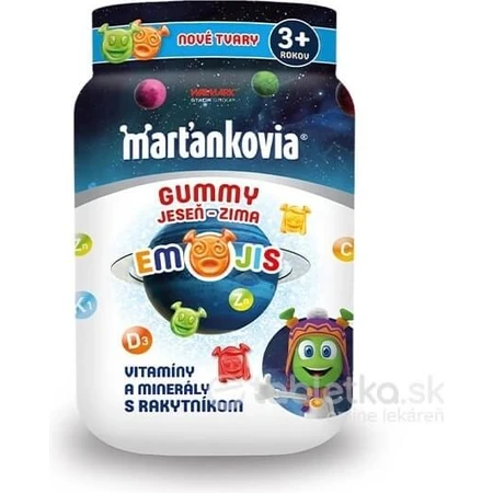 Martian GUMMY GUMMY AUTUMN - WINTER EMOJIS 50 stuks 1×50 stuks, voedingssupplement