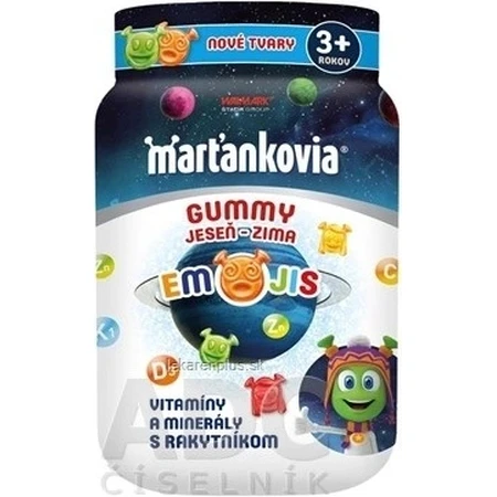 Martian GUMMY GUMMY AUTUMN - WINTER EMOJIS 50 stuks 1×50 stuks, voedingssupplement