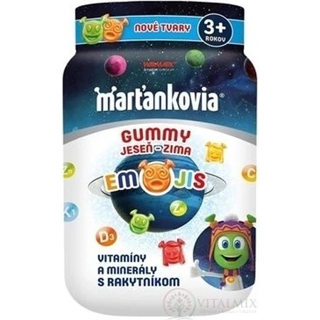 Martian GUMMY GUMMY AUTUMN - WINTER EMOJIS 50 stuks 1×50 stuks, voedingssupplement
