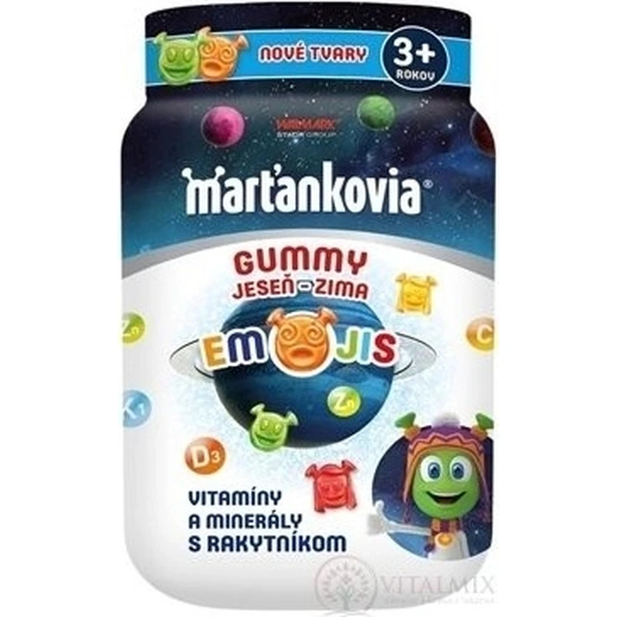 Martian GUMMY GUMMY AUTUMN - WINTER EMOJIS 50 stuks 1×50 stuks, voedingssupplement