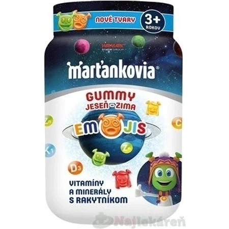 Martian GUMMY GUMMY AUTUMN - WINTER EMOJIS 50 stuks 1×50 stuks, voedingssupplement