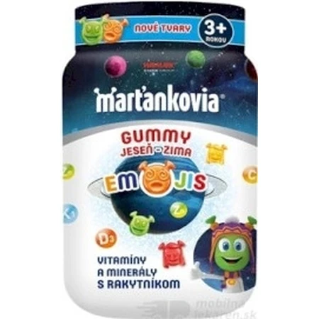 Martian GUMMY GUMMY AUTUMN - WINTER EMOJIS 50 stuks 1×50 stuks, voedingssupplement