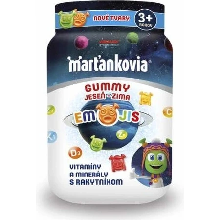 Martian GUMMY GUMMY AUTUMN - WINTER EMOJIS 50 stuks 1×50 stuks, voedingssupplement