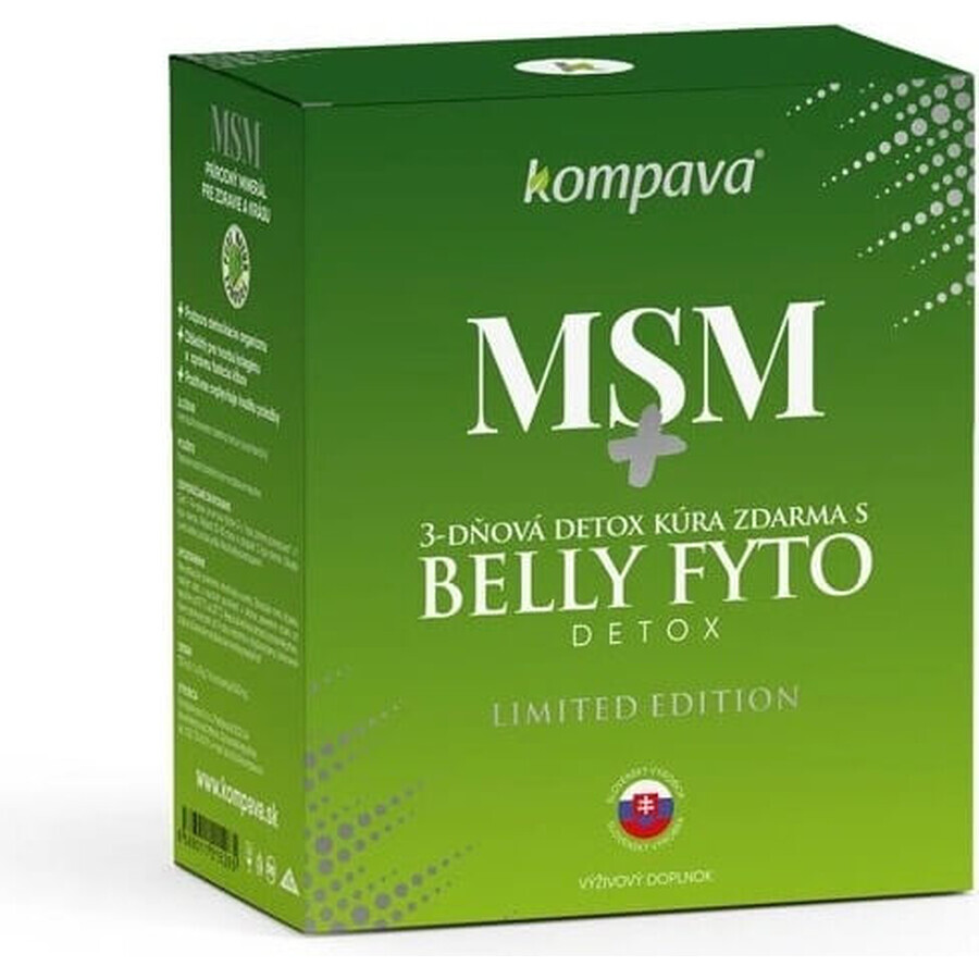 kompava MSM 500 mg 1×120 cps, integratore alimentare
