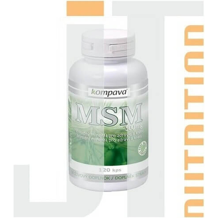 kompava MSM 500 mg 1×120 cps, integratore alimentare