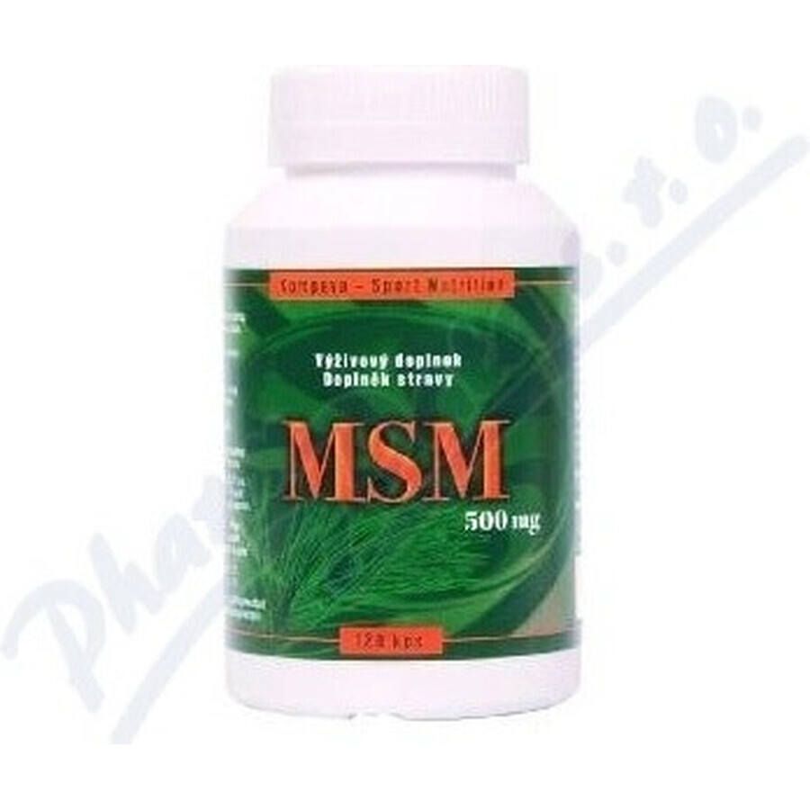kompava MSM 500 mg 1×120 cps, integratore alimentare