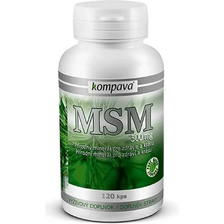kompava MSM 500 mg 1×120 cps, food supplement