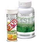 kompava MSM 500 mg 1×120 cps, integratore alimentare