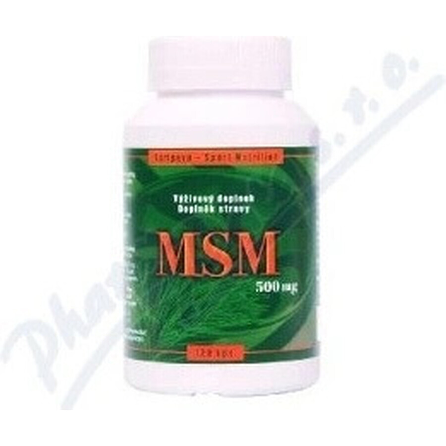 kompava MSM 500 mg 1×120 cps, integratore alimentare