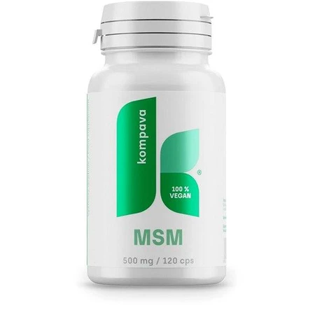 kompava MSM 500 mg 1×120 cps, food supplement