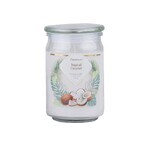 Emocio Fles 93x142 mm met glazen deksel Tropische Kokos Geurkaars 1×1 st, maat 93 x 142 mm