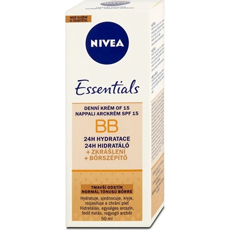 NIVEA Beautifying Beautifying Moisturising BB Cream 5in1 1×50 ml, dunkle BB-Creme