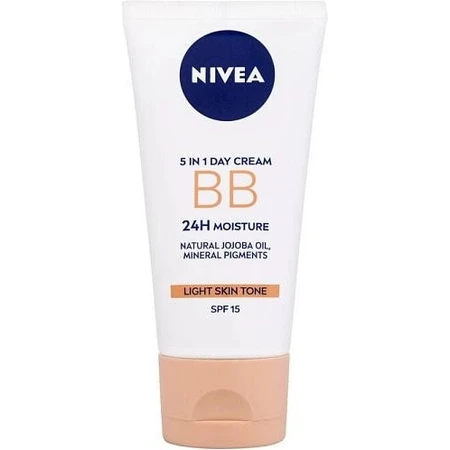 NIVEA Beautifying Beautifying Moisturising BB Cream 5in1 1×50 ml, dunkle BB-Creme