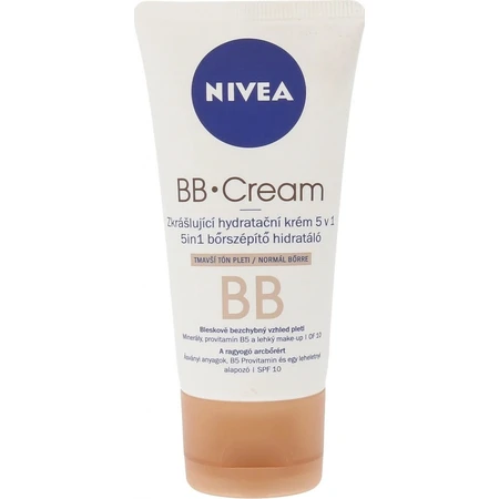NIVEA Beautifying Beautifying Moisturising BB Cream 5in1 1×50 ml, dunkle BB-Creme