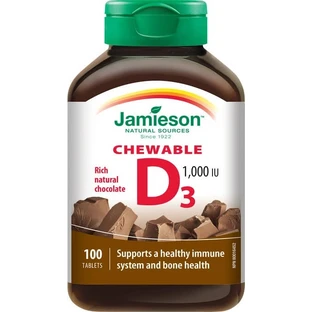 JAMIESON VITAMIN D3 1000 IU 1×180 cps, Vitamin D3