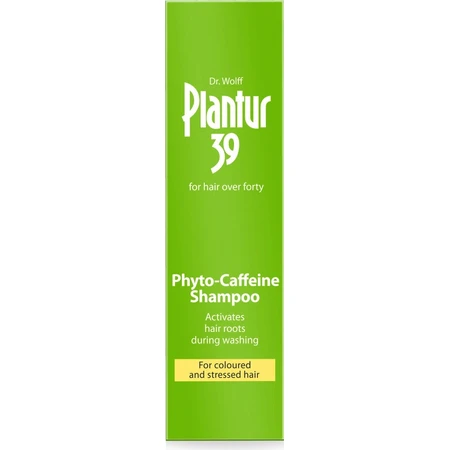 Plantur 39 Shampooing à la phyto-caféine pour cheveux colorés 1×250 ml, shampooing à la caféine