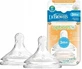 OPTIONS DU Dr BROWN+ NIVEAU 2 1×2, col large, silicone, 3M+.