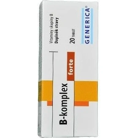 GENERICA B-complex forte 1×20 tbl, B-complex