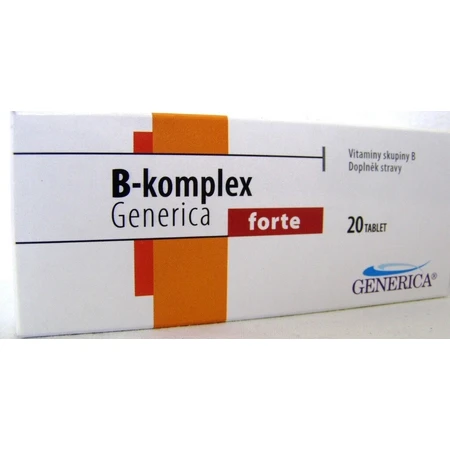 GENERICA B-complex forte 1×20 tbl, B-complex